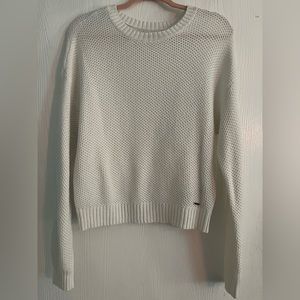 Hollister, white, medium, sweater